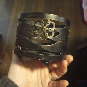 Black and Brown Decorative Candle Holder